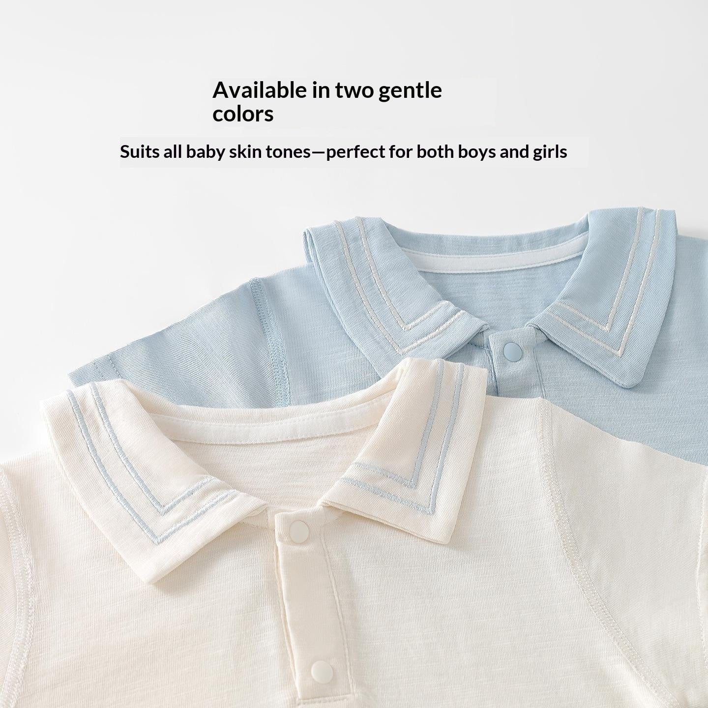 Lightweight Short-Sleeve Baby Romper