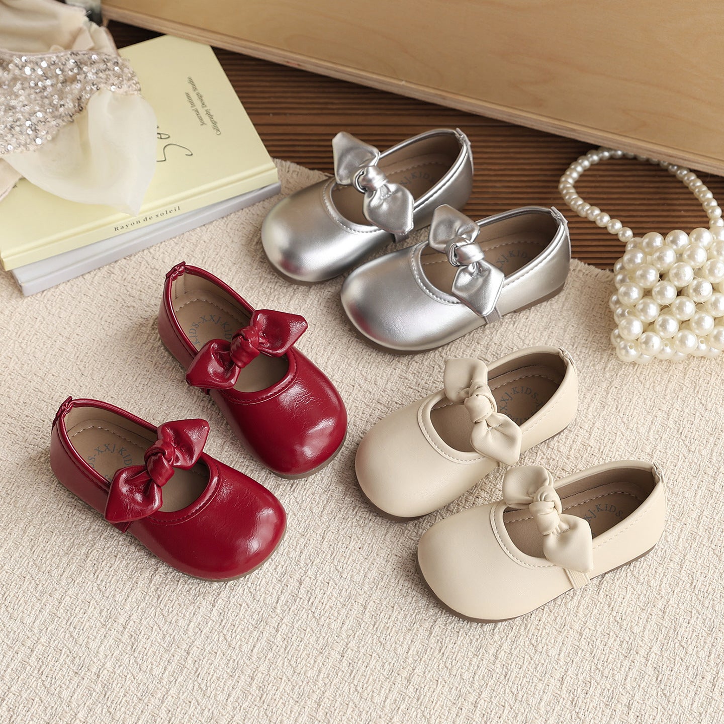 Cute Bow-Knot Princess Soft-Soled Baby Shoes