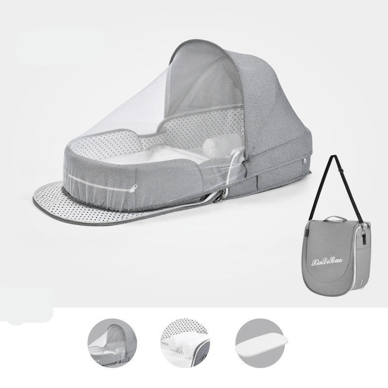 Multifunctional Portable Baby Crib with Mosquito Net