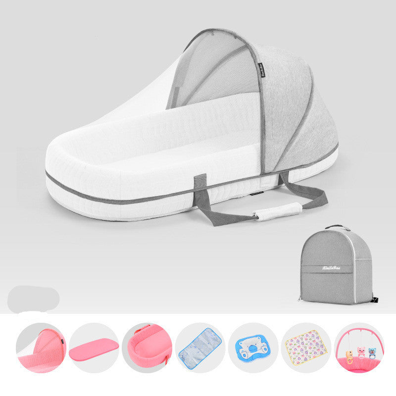 Multifunctional Portable Baby Crib with Mosquito Net