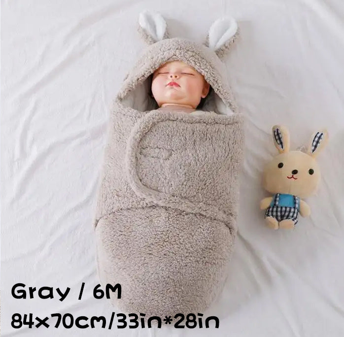 Super Soft Fleece Baby Swaddle Sleep Sack