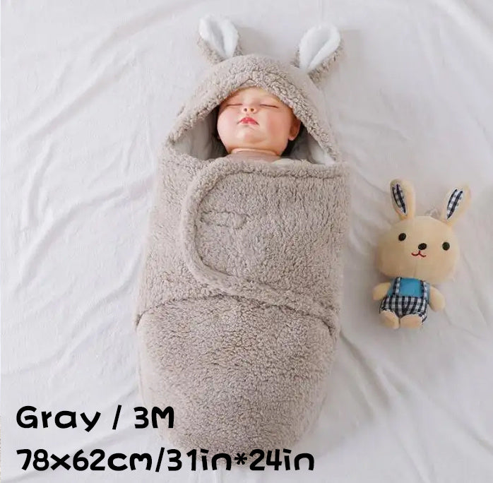 Super Soft Fleece Baby Swaddle Sleep Sack