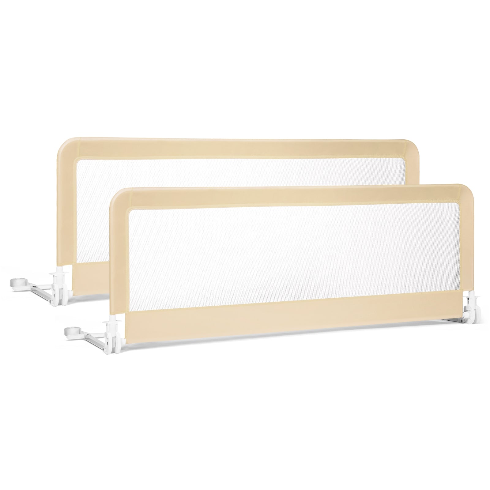 59-Inch Folding Breathable Baby Bed Rail Guard