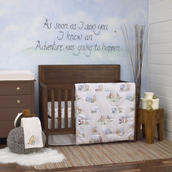 Disney Winnie the Pooh 6-Piece Crib Bedding Set