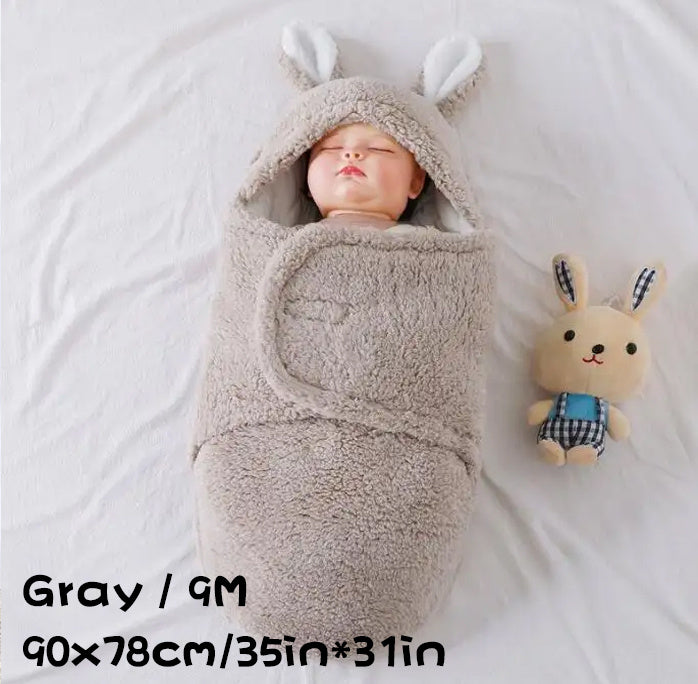 Super Soft Fleece Baby Swaddle Sleep Sack