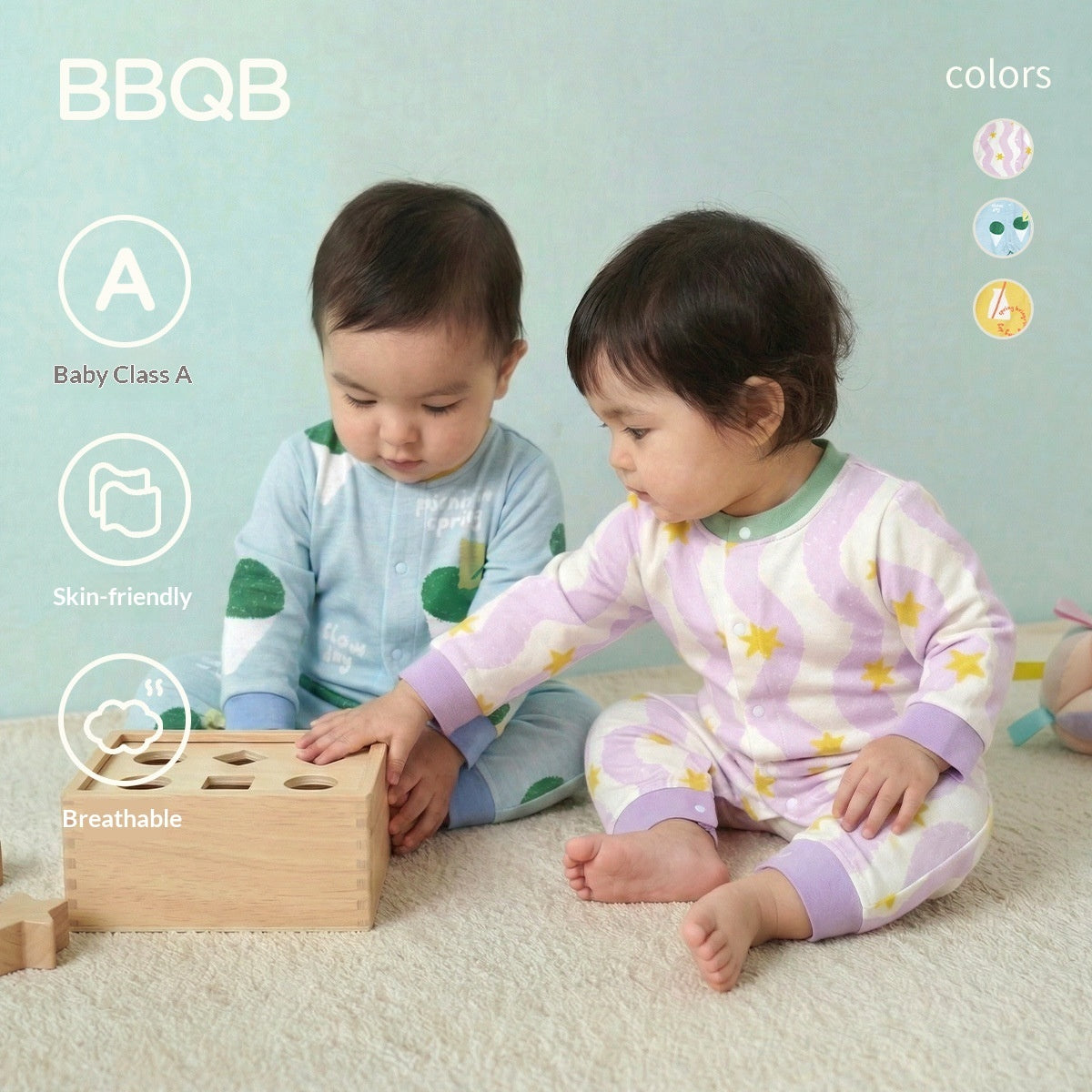 Cotton Long-Sleeve Baby Romper