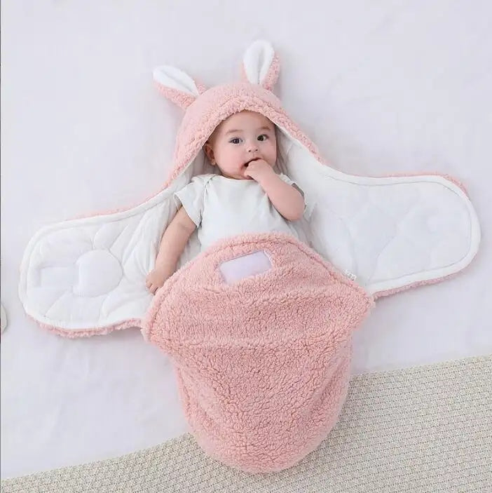 Super Soft Fleece Baby Swaddle Sleep Sack