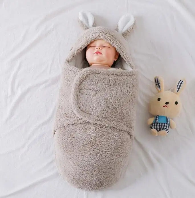 Super Soft Fleece Baby Swaddle Sleep Sack