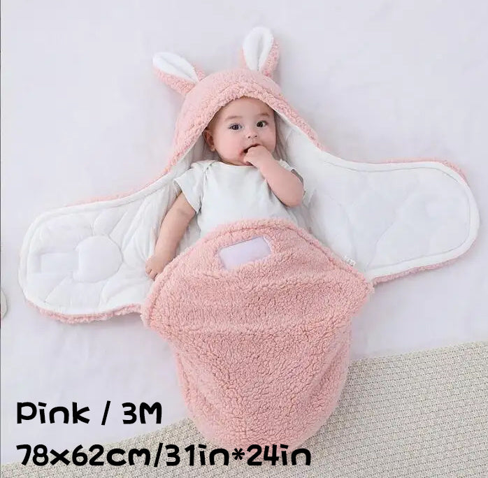 Super Soft Fleece Baby Swaddle Sleep Sack