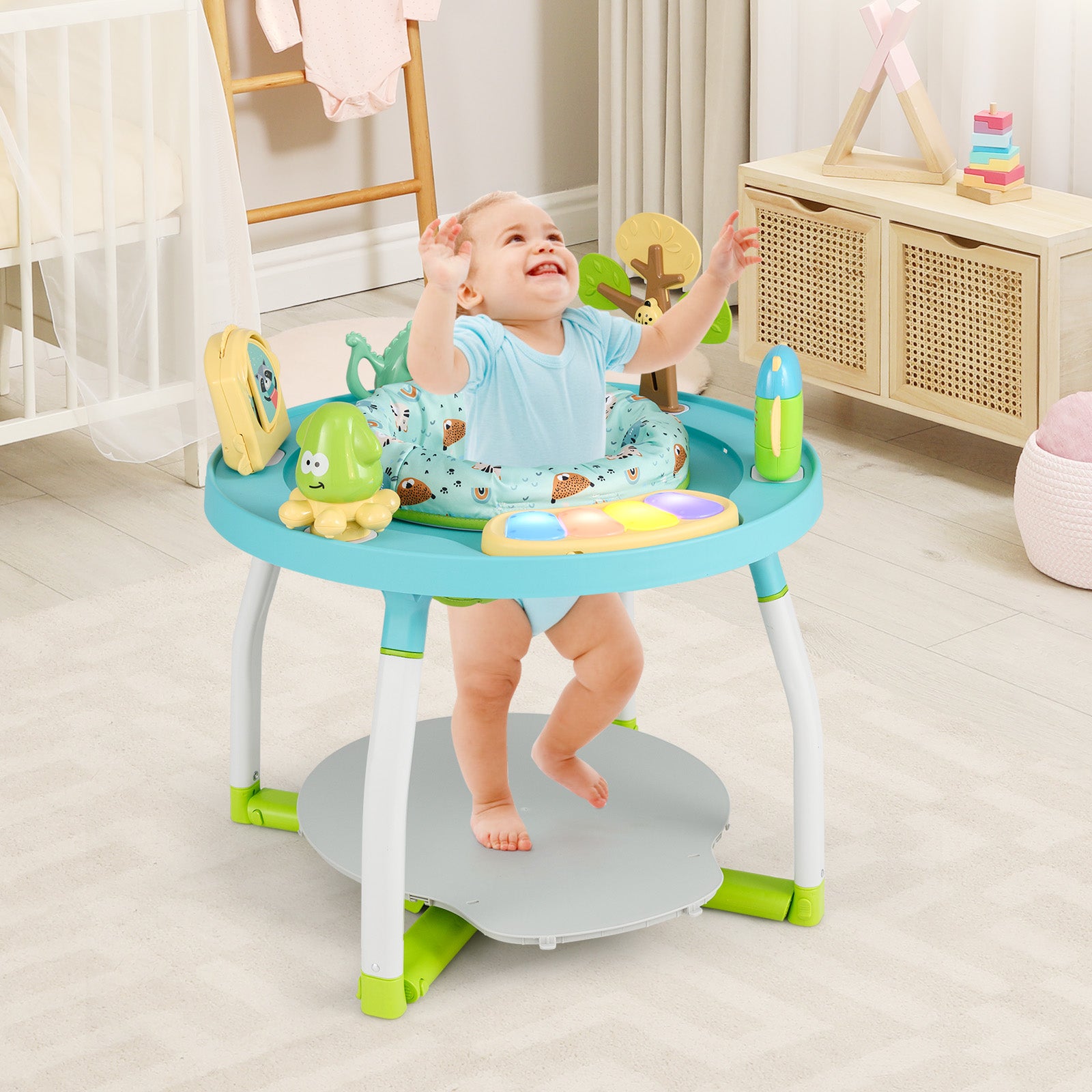 5-in-1 Baby Activity Center with Bounce Seat