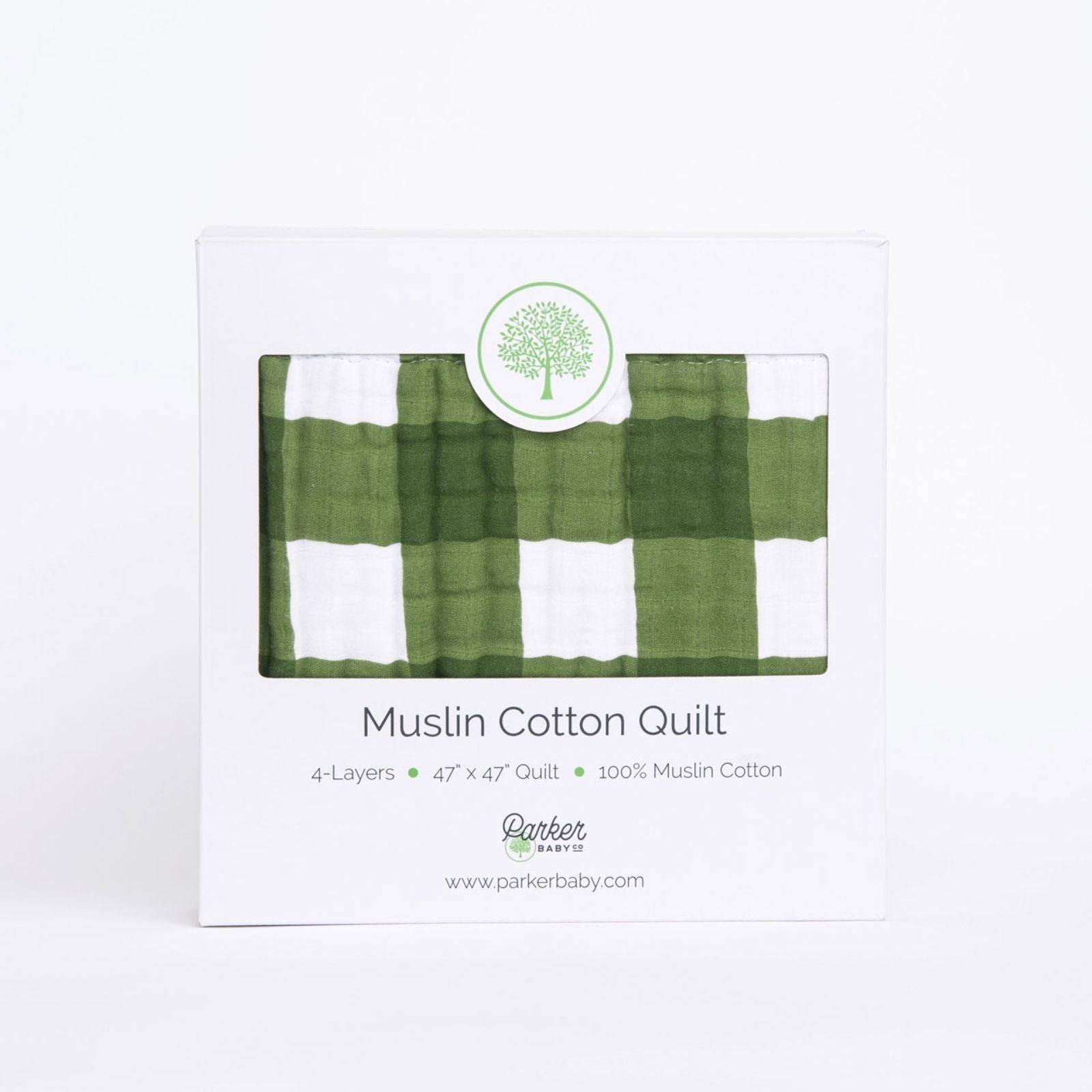 Green Buffalo Check Quilt