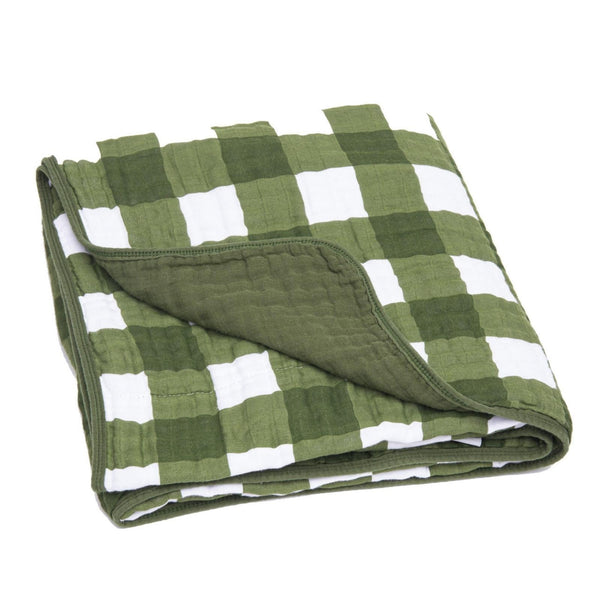 Green Buffalo Check Quilt