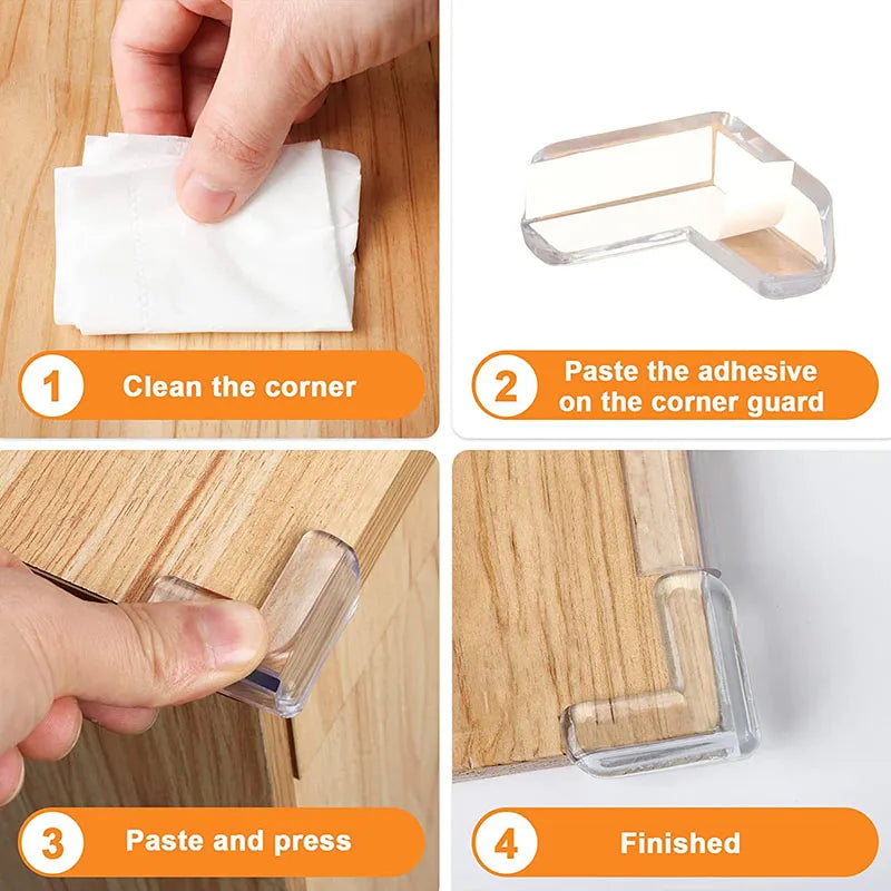 Silicone Baby Safety Corner Protectors for Tables