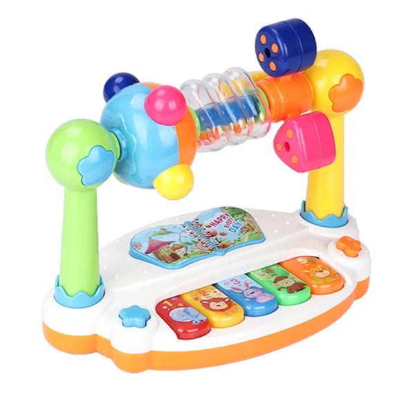 Baby Musical Piano Toy with Lights and Rotation
