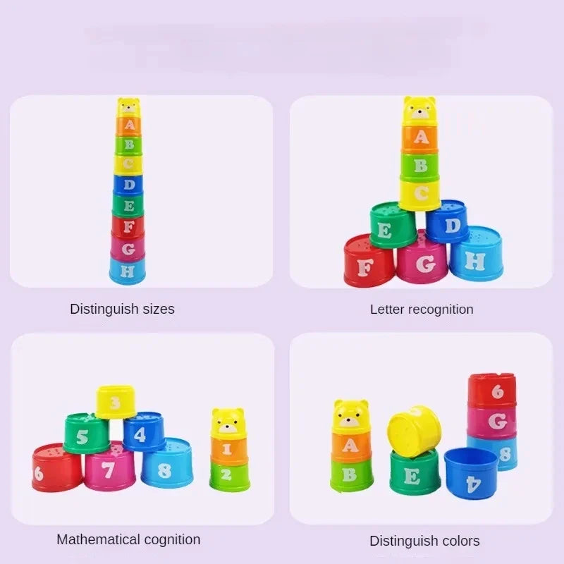 Kids Speed Stacking Cups Brain Training Toy