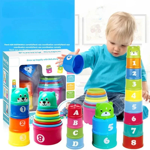 Kids Speed Stacking Cups Brain Training Toy