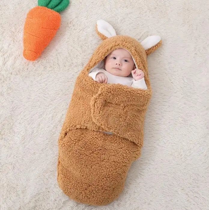 Super Soft Fleece Baby Swaddle Sleep Sack