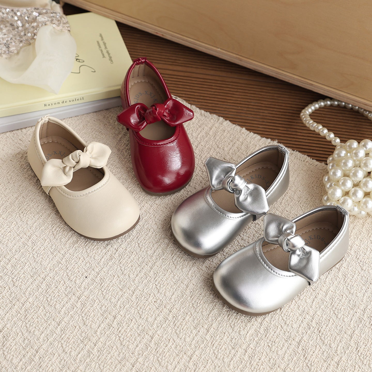 Cute Bow-Knot Princess Soft-Soled Baby Shoes