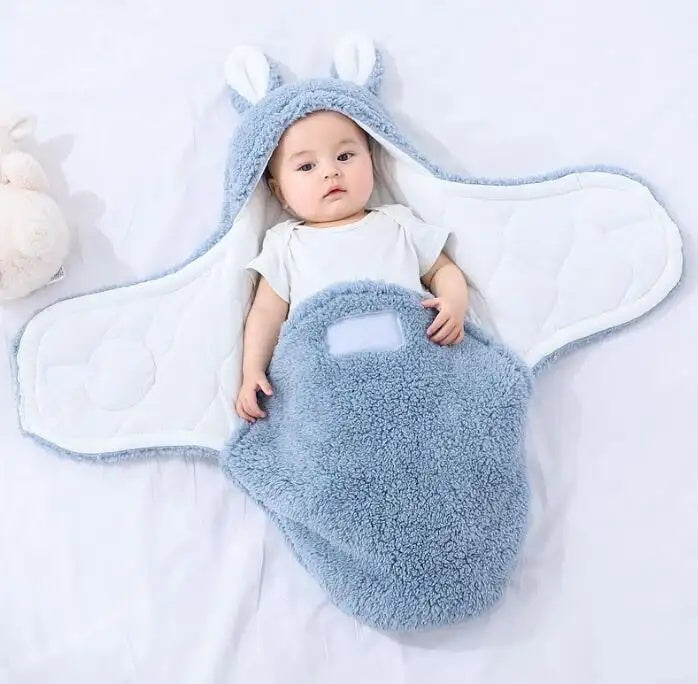 Super Soft Fleece Baby Swaddle Sleep Sack