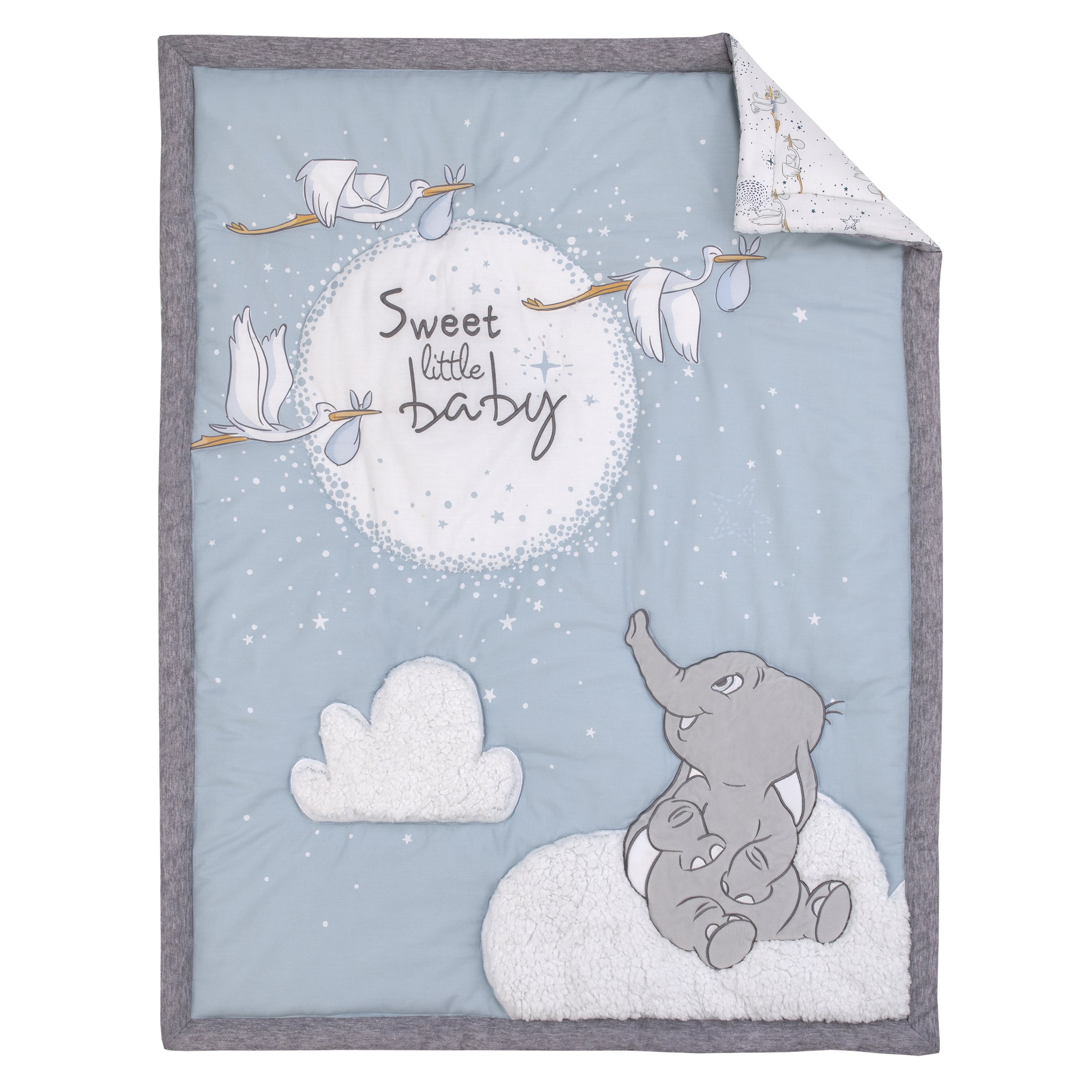 Dumbo Sweet Little Baby 3-Piece Crib Bedding Set