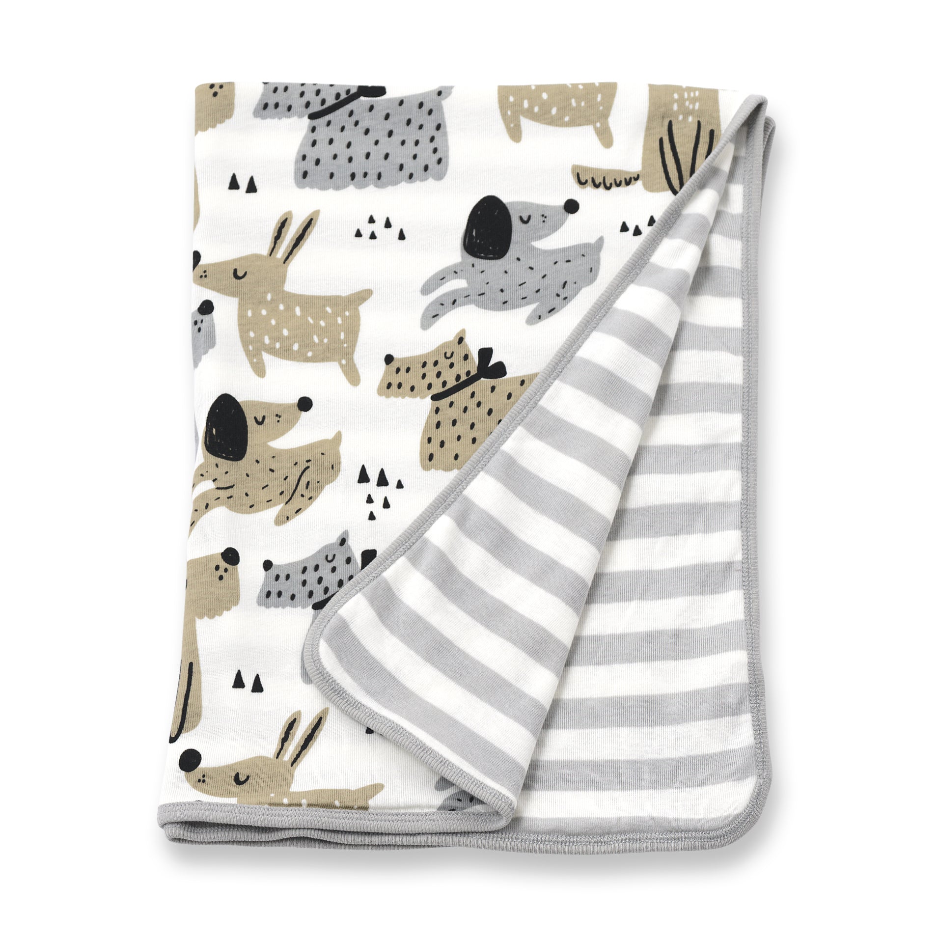 Baby Boy's Cotton Puppy Dog Blanket