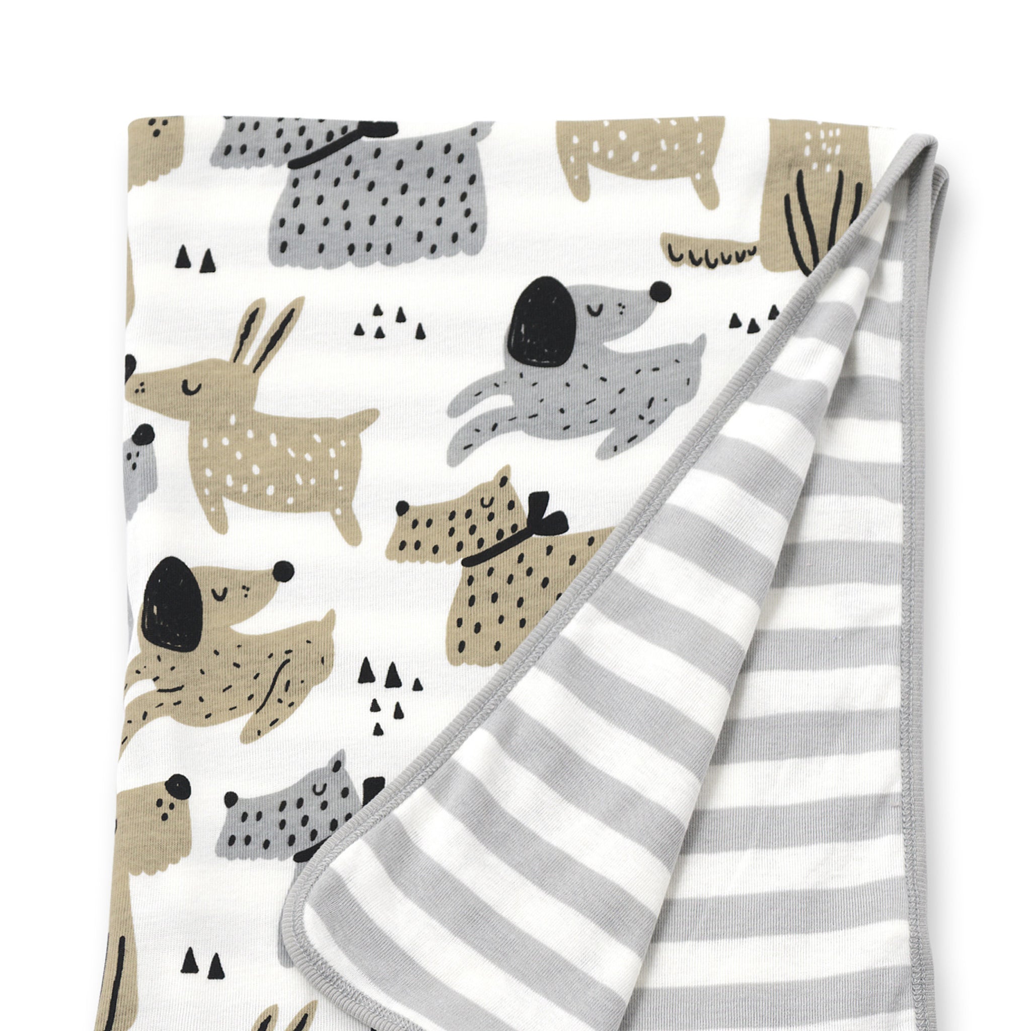 Baby Boy's Cotton Puppy Dog Blanket
